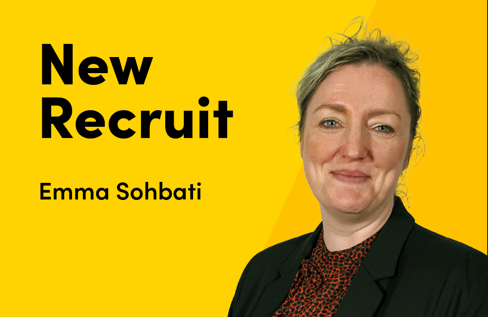 Meet our newest recruit! Emma Sohabti