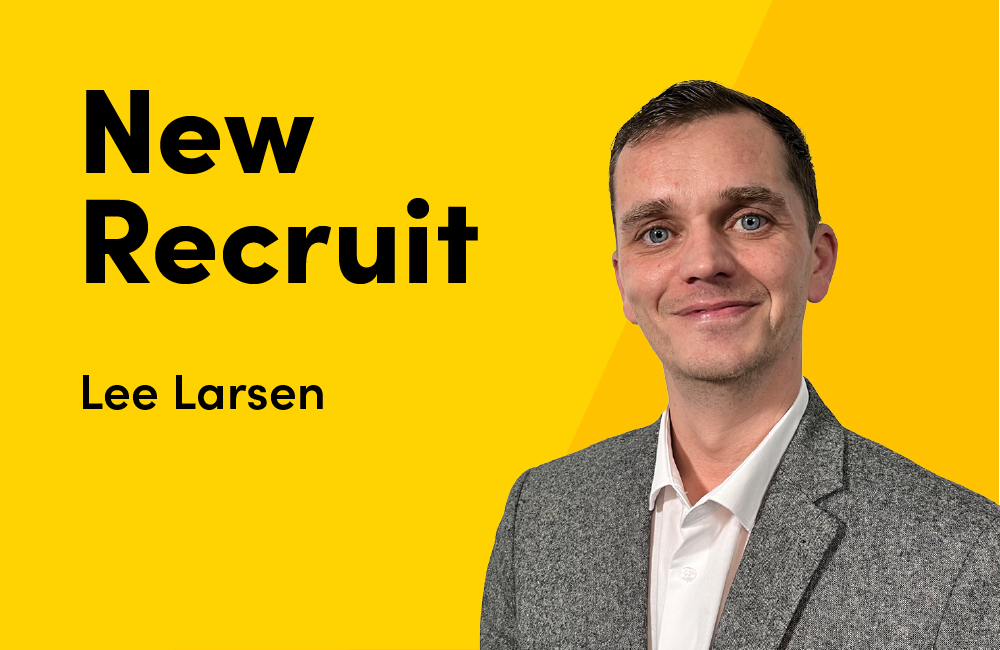 Meet our newest recruit! Welcome Lee Larsen